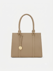Leather Top-Handle Tote Bag